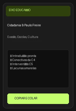 Esqueleto Eixo Educação